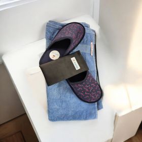Kit EHPAD complet avec chaussons serviette et étiquettes personnalisées