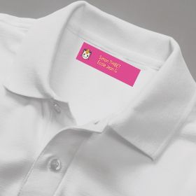 Étiquettes vêtements imprimées 15mm