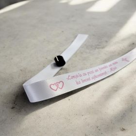 Bracelet tissu personnalisé longue durée