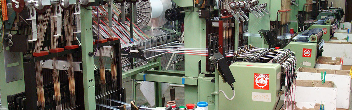 Atelier de tissage d'étiquettes vêtement Jericho à Saint-Étienne