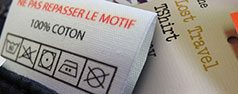 Étiquettes textiles